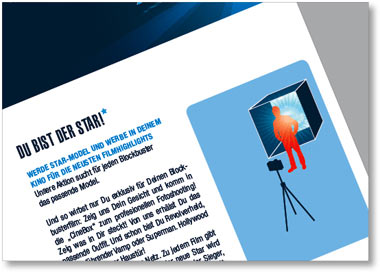 Cineplex Pitch 2006 Flyer für Sonderveranstaltungen
